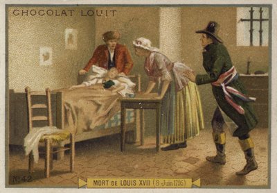 XVII. Lajos francia halála, 1795. június 8 alkotó: French School