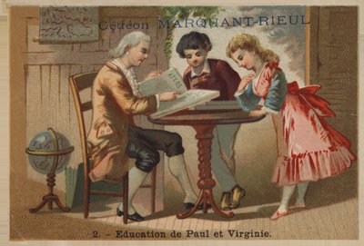 Paul és Virginie oktatása alkotó: French School