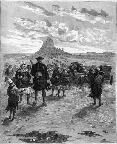 Mont Saint Michel ünnepei alkotó: French School