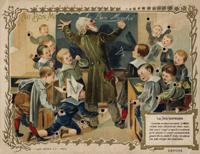 A tiltott játék (chromolitho) alkotó: French School