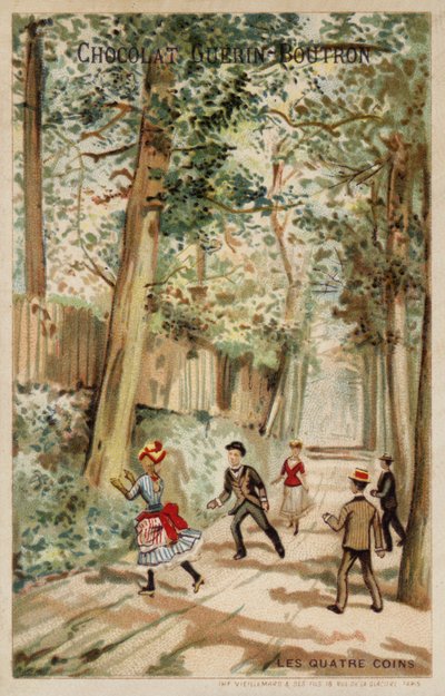 A négy sarok (chromolitho) alkotó: French School