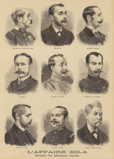 Emile Zola rágalmazási tárgyalása alkotó: French School