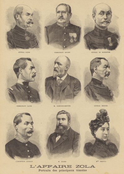 Emile Zola rágalmazási tárgyalása alkotó: French School