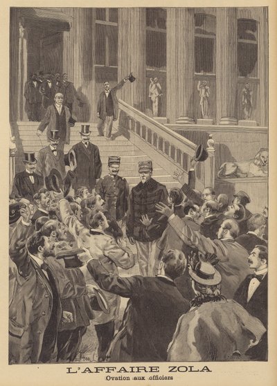 Emile Zola rágalmazási tárgyalása alkotó: French School