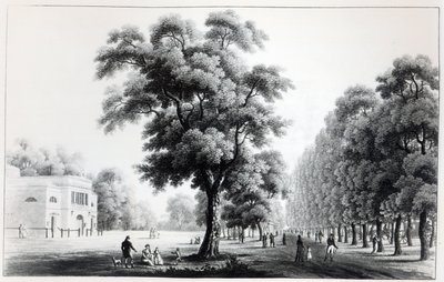 A Práter fő sugárútja, Bécs, 1821 alkotó: French School