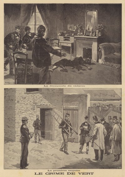 Madame Benoist meggyilkolása Vertben, Mantes közelében alkotó: French School