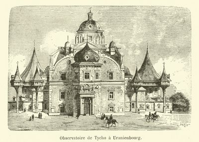 Tycho Brahe csillagvizsgálója Uranienbourgban (metszet) alkotó: French School