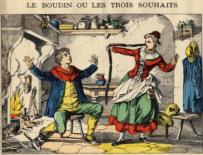 A puding vagy a három kívánság (vagy nevetséges kívánság). alkotó: French School