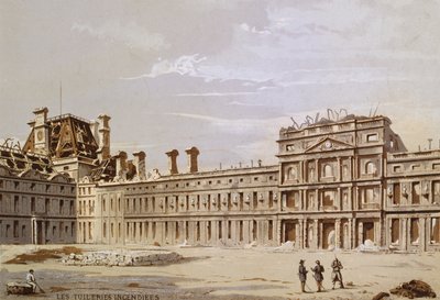 A Tuileriák romjai alkotó: French School