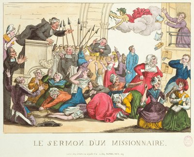 Egy misszionárius prédikációja alkotó: French School