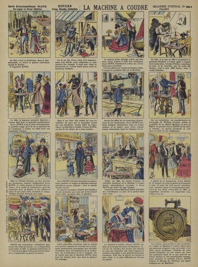 A varrógép (színes litho) alkotó: French School