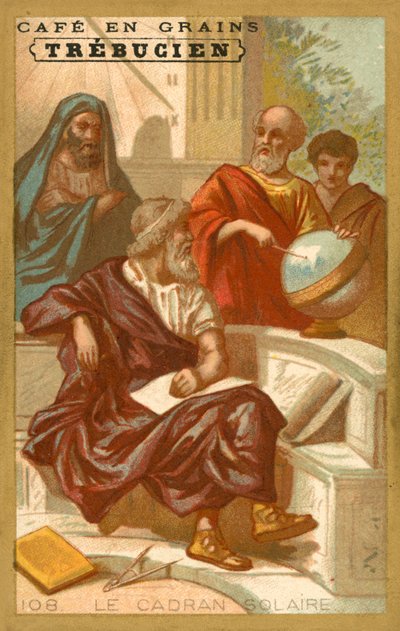 A napóra (chromolitho) alkotó: French School