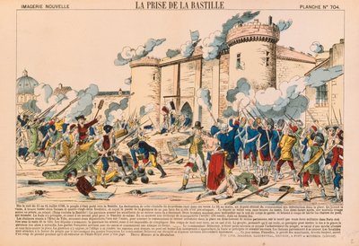 A Bastille elfoglalása a francia forradalom idején 1789. július 14-én, Haguenthal, Pont-a-Mousson, 1840 alkotó: French School
