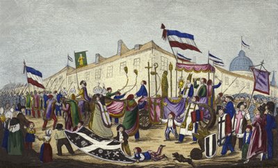 A babona maradványait az Egyezmény elé hurcolják alkotó: French School
