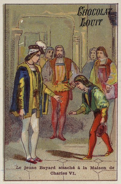 Az ifjú Bayard VI. Károly házához kapcsolódott alkotó: French School