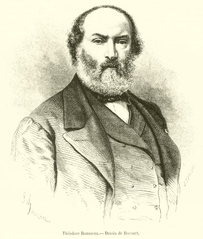 Theodore Rousseau (metszet) alkotó: French School