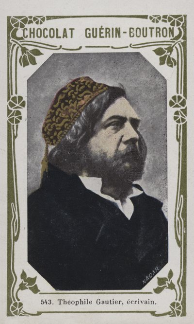 Theophile Gautier, ecrivain (színes fotó) alkotó: French School