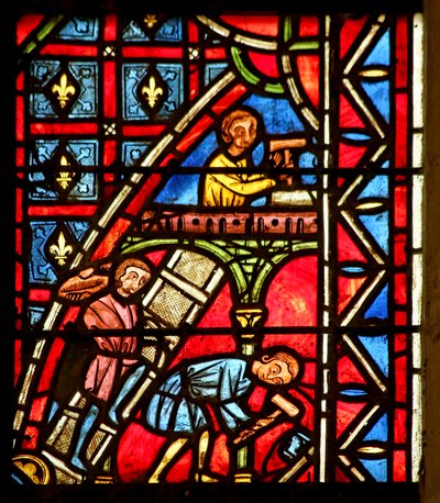 Theophilus templomot épít alkotó: French School