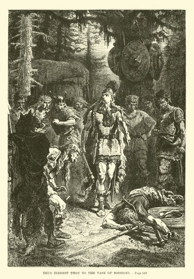 Így tettél a soissons-i vázával (metszet) alkotó: French School