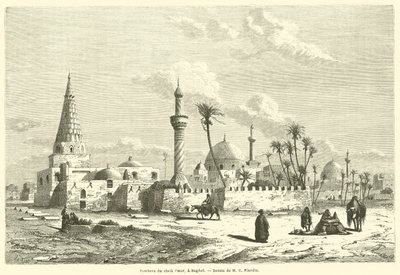 Omar sejk sírja, Bagdadban (metszet) alkotó: French School