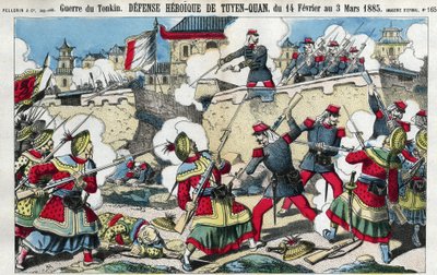 Tonkin háború: a vietnami Tuyen Quan (Tuyen-Quan) védelme február 14-től március 3-ig alkotó: French School