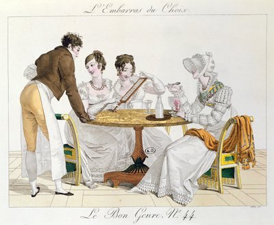 Túl sok választás, 44-es lemez a Le Bon Genre-ből, 1827 alkotó: French School