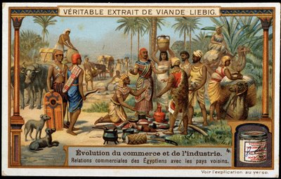 Kereskedelem és iparfejlesztés: Liebig-kromolitográfia alkotó: French School