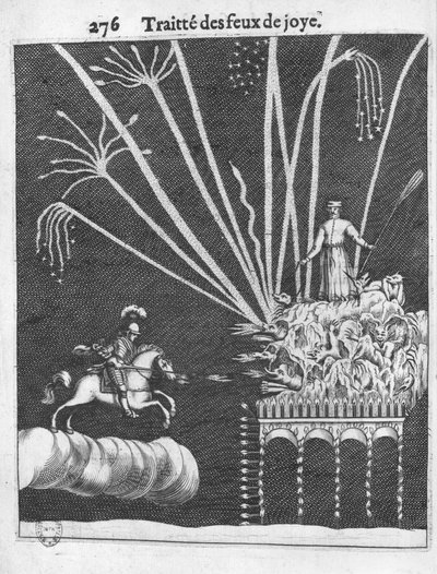 Máglyák traktátusa, Francois Malthus, Párizs, 1656-os illusztrációja a Practice of War című művéből alkotó: French School