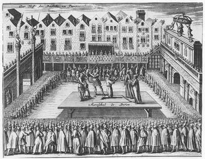 Charles de Gontaut, Biron herceg tárgyalása és kivégzése alkotó: French School