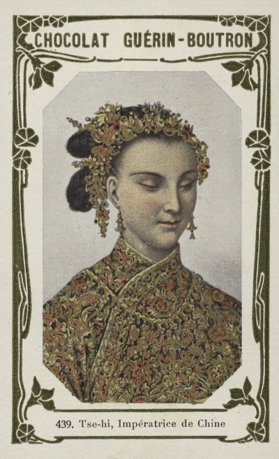 Tse-hi, Imperatrice de Chine (színes fotó) alkotó: French School
