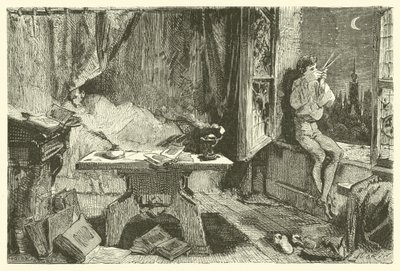 Tycho Brahe a csillagokat elválasztó távolság mérése (metszet) alkotó: French School
