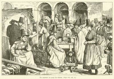 Egy március Walesben (metszet) alkotó: French School