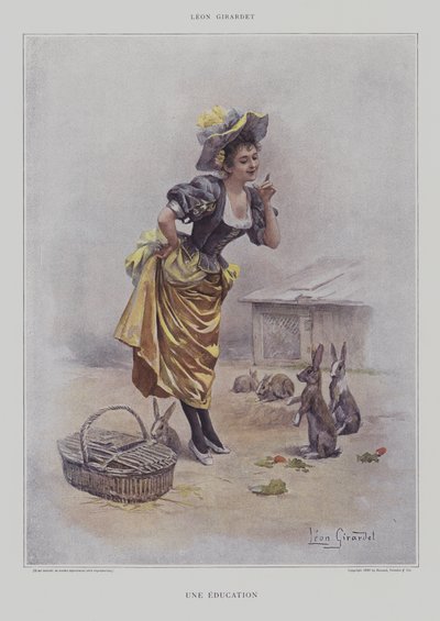 Une Education (An Education) (színes litho) alkotó: French School