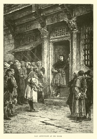 Van Artevelde az ajtóban alkotó: French School