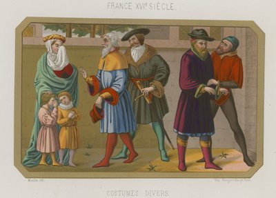 A 16. századi Franciaország különböző divatjai alkotó: French School