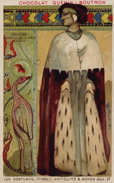 Velencei viselet, 9. század alkotó: French School