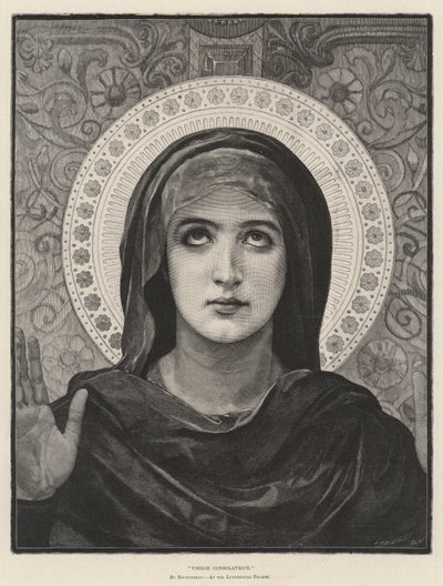 Vierge Consolatrice, a luxemburgi palotában alkotó: French School