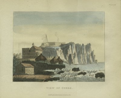 Goree kilátása, 1821 alkotó: French School