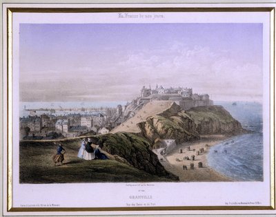 Nézet Granville - litográfia alkotó: French School