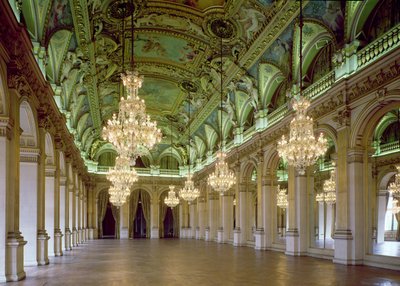 Kilátás a Grande Salle des Fetesre, 1871 után alkotó: French School