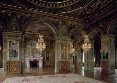 Kilátás a Salle des Arts-ra, 1871 után alkotó: French School