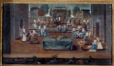 Kilátás Saint Cyr házára A Saint-Cyr egy szegény nemes lányok oktatási háza volt, amelyet Francoise d
