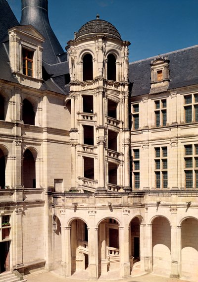 Kilátás a főlépcsőre, 1519-46 alkotó: French School