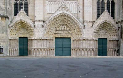 Kilátás a nyugati homlokzatra alkotó: French School