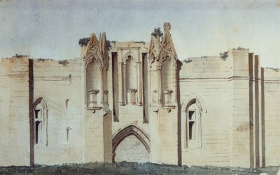 Vincennes kastély, Tour de Salves (akvarell) alkotó: French School