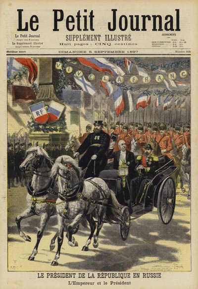 Felix Faure francia elnök látogatása Oroszországban, 1897 alkotó: French School