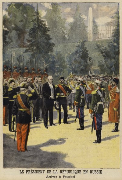 Felix Faure francia elnök látogatása Oroszországban, 1897 alkotó: French School