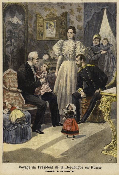 Felix Faure francia elnök látogatása Oroszországban, 1897 alkotó: French School