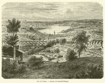 Vue de Truro (metszet) alkotó: French School