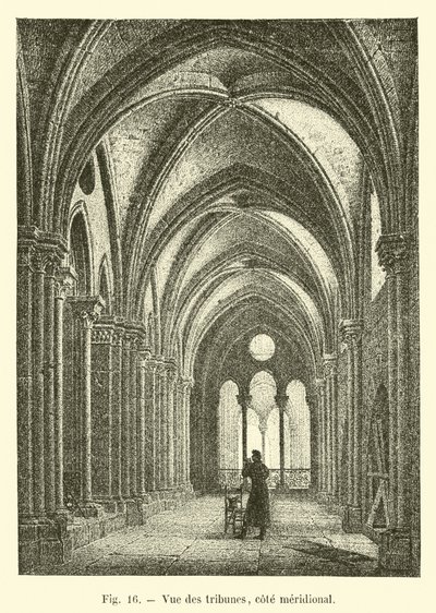 Kilátás a lelátóról, déli oldal alkotó: French School